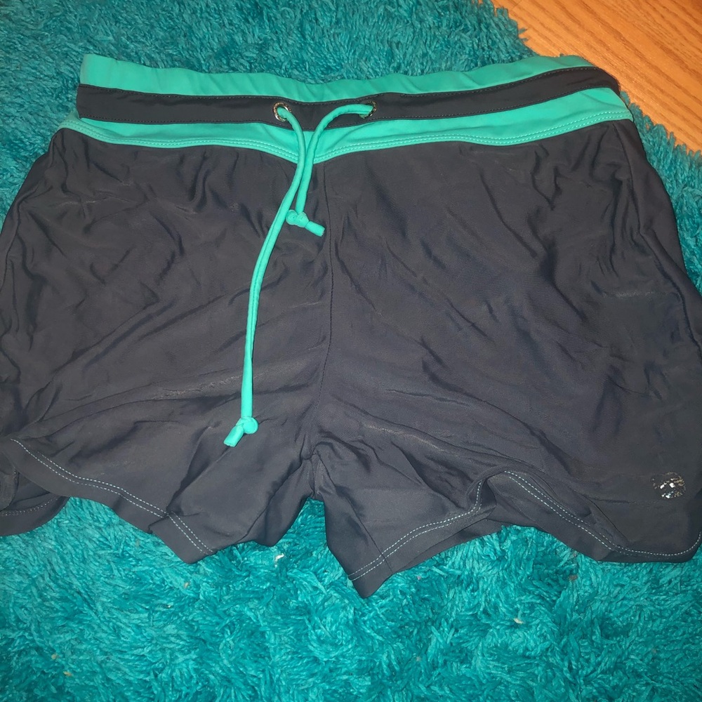 swimsuit shorts and top